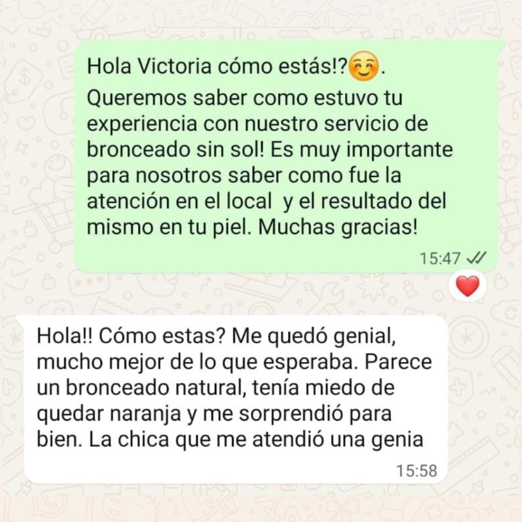 Testimonio WhatsApp